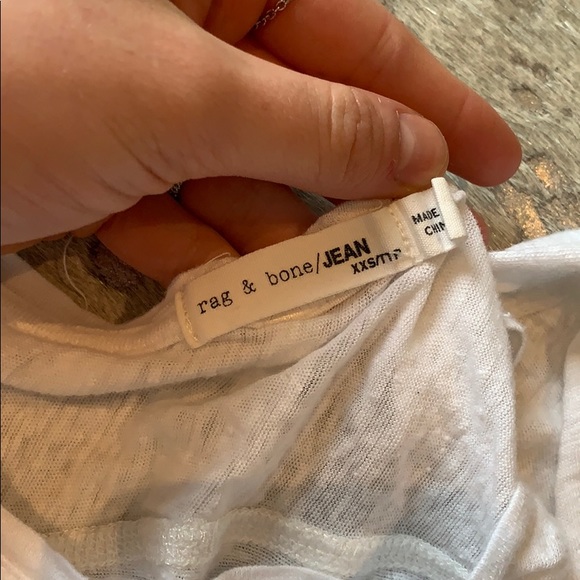 Rag & Bone XXS Tie Tee - Picture 3 of 4